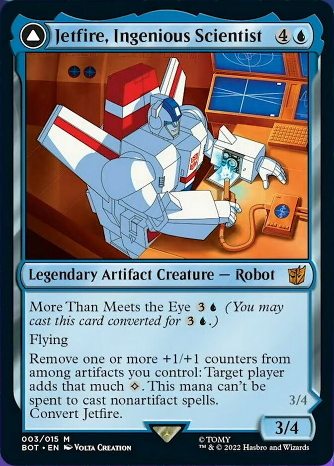 Jetfire, Ingenious Scientist (BOT-003) - Transformers: (convertdfc)