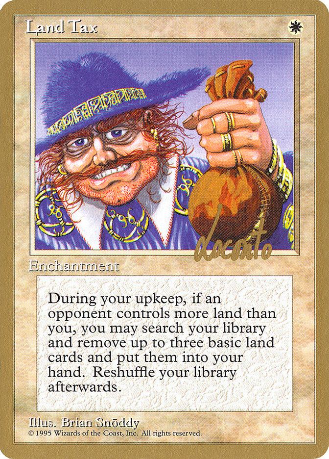 Land Tax (Michael Loconto) [Pro Tour Collector Set] | The CG Realm