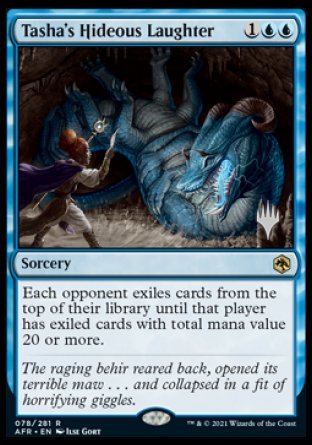 Tasha's Hideous Laughter (Promo Pack) [Dungeons & Dragons: Adventures in the Forgotten Realms Promos] | The CG Realm