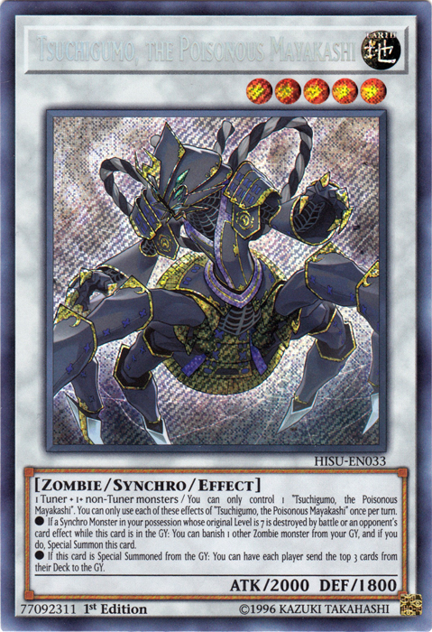 Tsuchigumo, the Poisonous Mayakashi [HISU-EN033] Secret Rare | The CG Realm