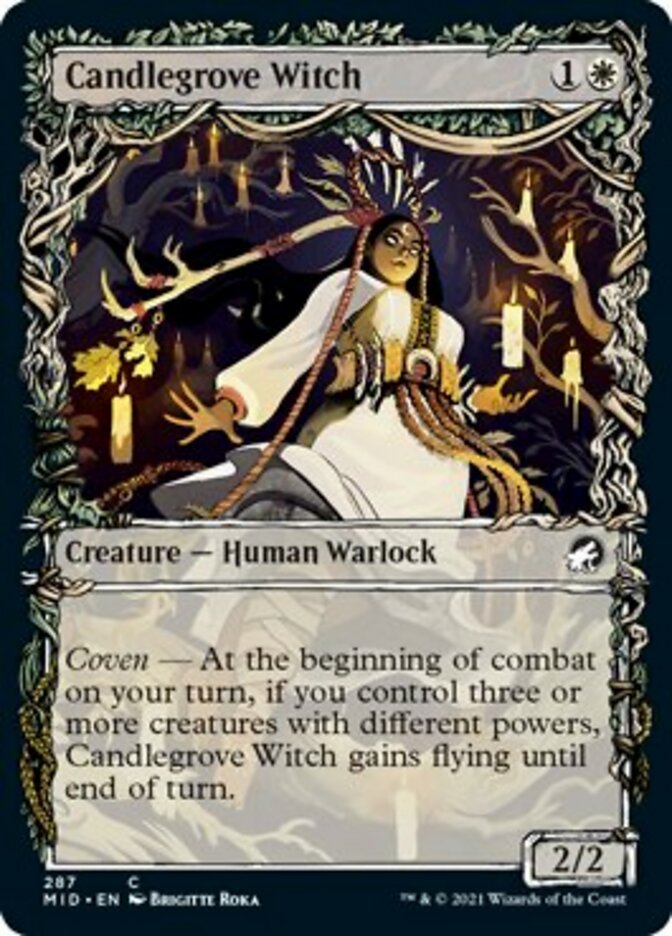 Candlegrove Witch (Showcase Equinox) [Innistrad: Midnight Hunt] | The CG Realm