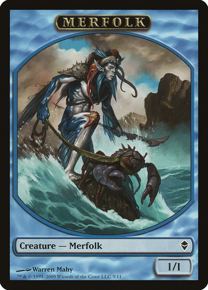 Merfolk Token [Zendikar Tokens] | The CG Realm