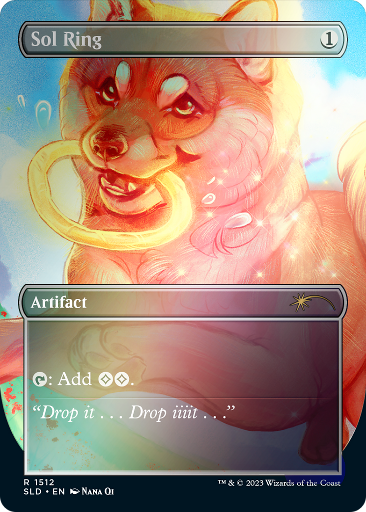 Sol Ring (1512) (SLD-1512) - Secret Lair Drop (Borderless) Foil