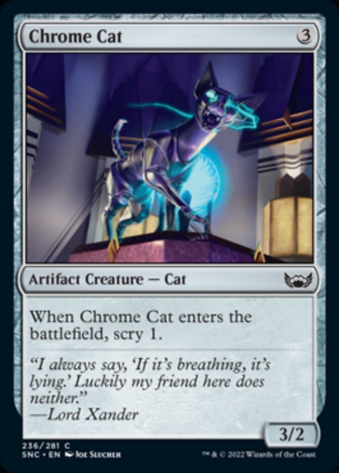 Chrome Cat [Streets of New Capenna] | The CG Realm
