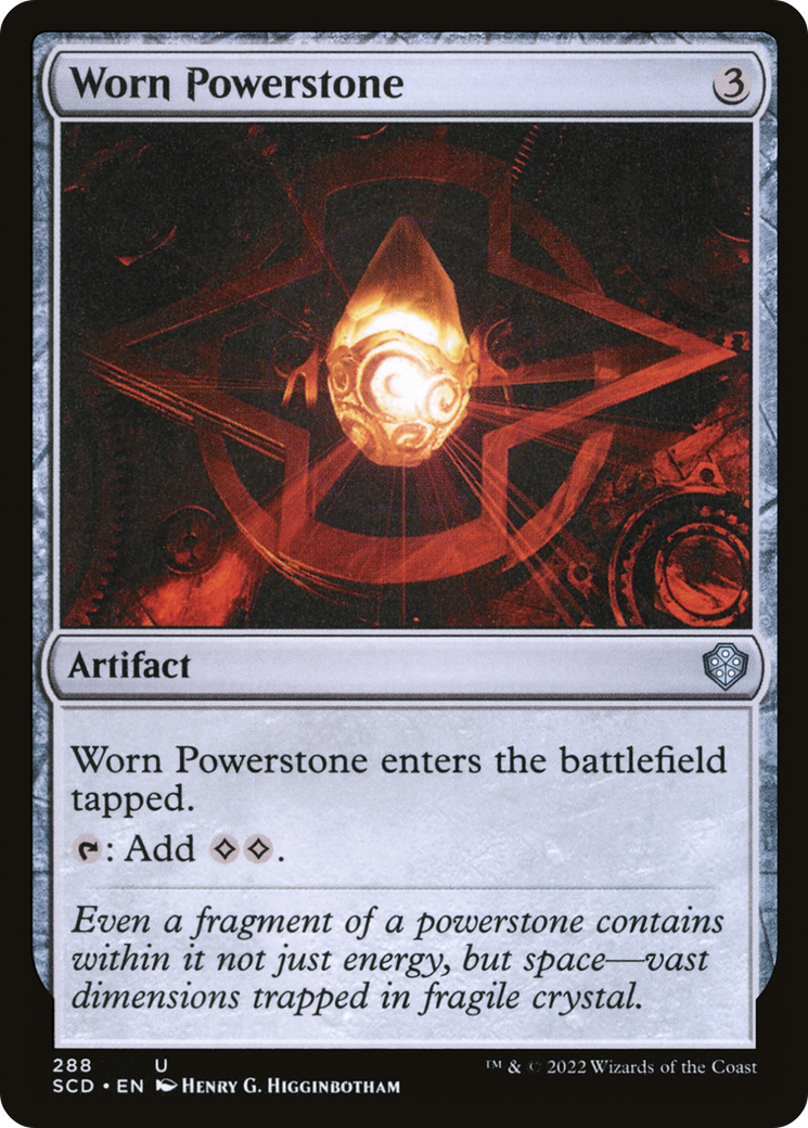 Worn Powerstone [Starter Commander Decks] | The CG Realm