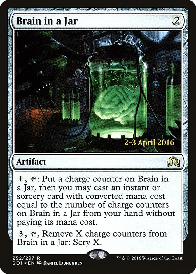 Brain in a Jar [Shadows over Innistrad Prerelease Promos] | The CG Realm