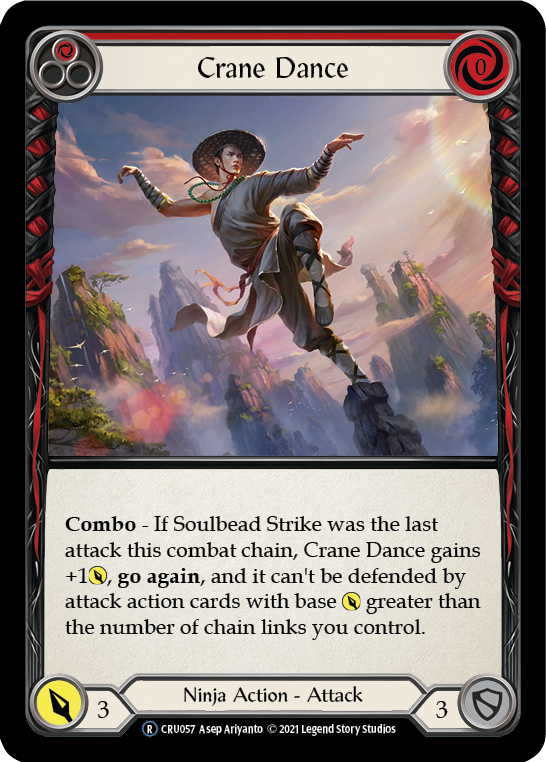 Crane Dance (Red) [U-CRU057] (Crucible of War Unlimited)  Unlimited Normal | The CG Realm