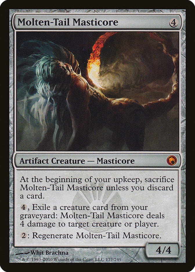 Molten-Tail Masticore [Scars of Mirrodin] | The CG Realm