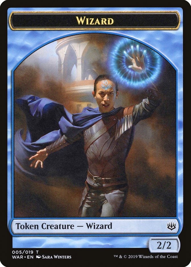 Wizard Token [War of the Spark Tokens] | The CG Realm