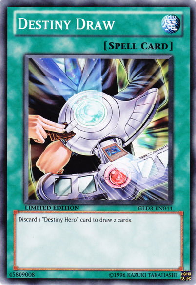 Destiny Draw [GLD3-EN044] Common | The CG Realm