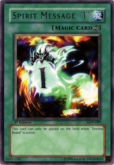 Spirit Message "I" [LON-089] Rare | The CG Realm