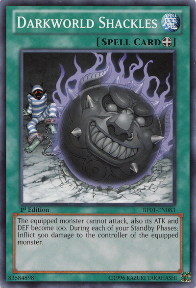 Darkworld Shackles [BP01-EN083] Common | The CG Realm