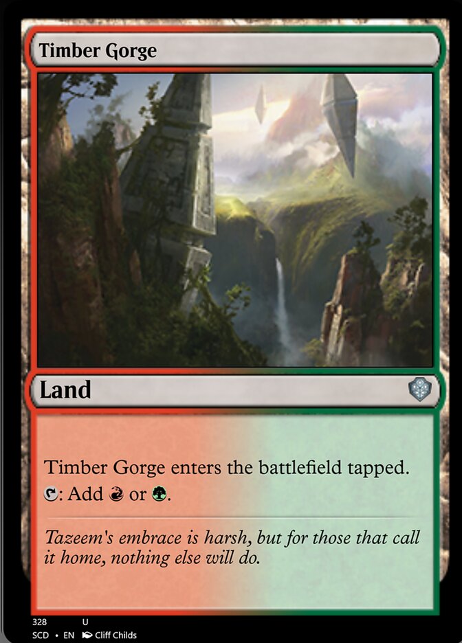 Timber Gorge [Starter Commander Decks] | The CG Realm