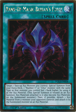 Rank-Up-Magic Barian's Force [PGL2-EN058] Gold Rare | The CG Realm