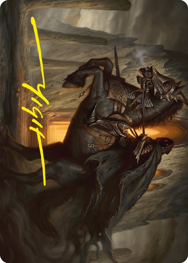 Nazgul Art Card (Gold-Stamped Signature) [The Lord of the Rings: Tales of Middle-earth Art Series] | The CG Realm