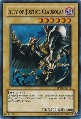 Ally of Justice Clausolas [HA01-EN014] Super Rare | The CG Realm