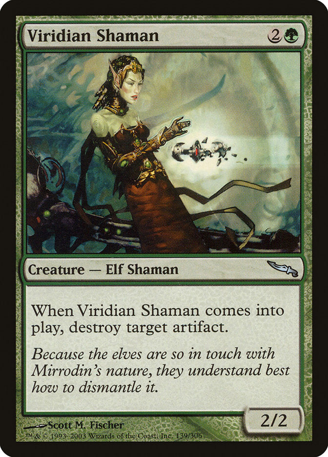 Viridian Shaman [Mirrodin] | The CG Realm