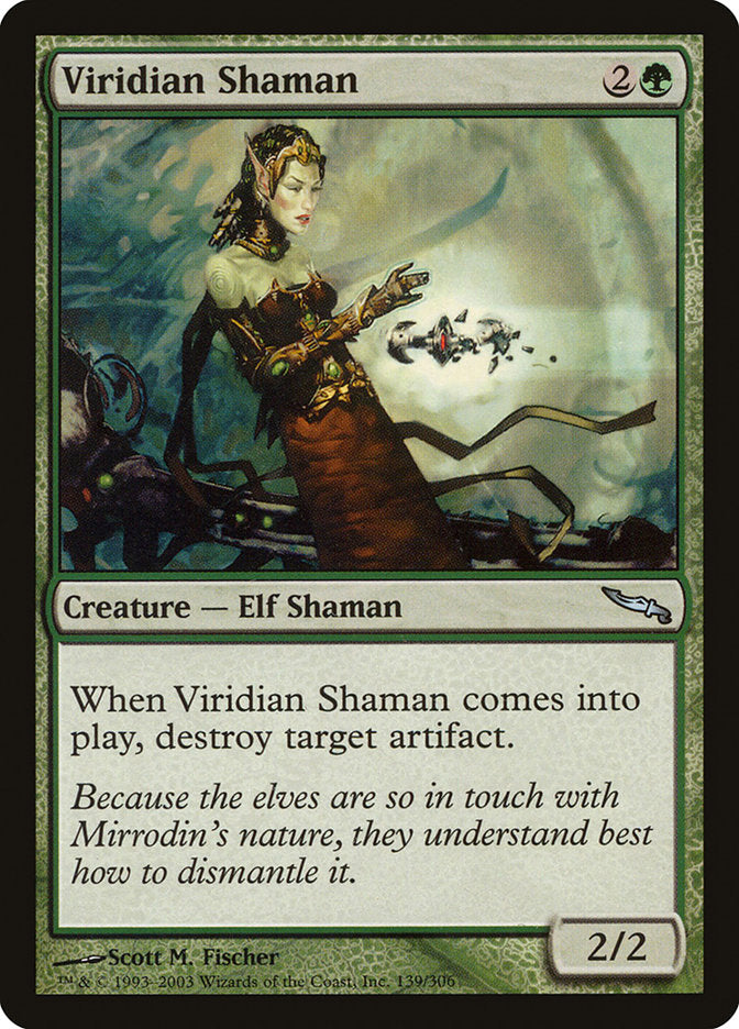 Viridian Shaman [Mirrodin] | The CG Realm