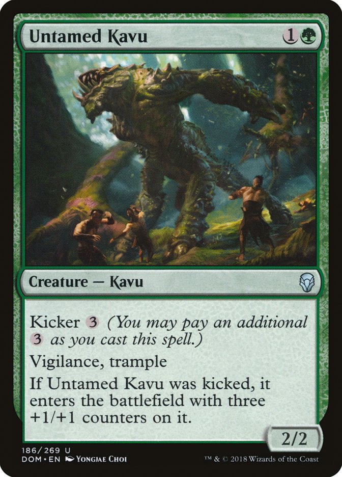 Untamed Kavu [Dominaria] | The CG Realm