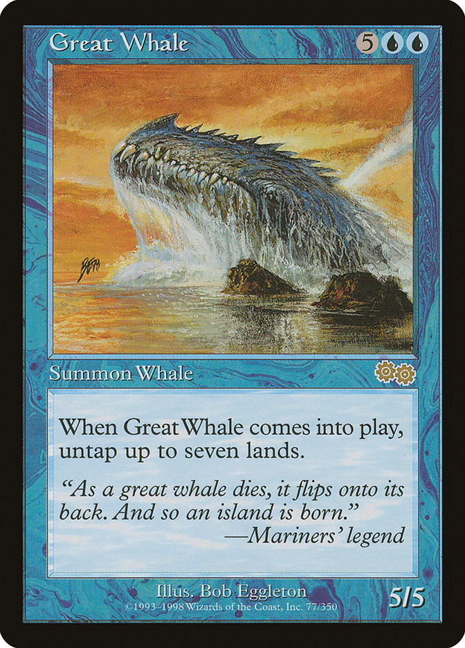 Great Whale [Urza's Saga] | The CG Realm