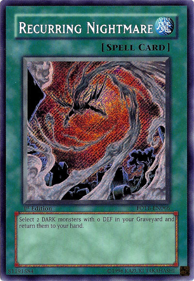 Recurring Nightmare [FOTB-EN066] Secret Rare | The CG Realm