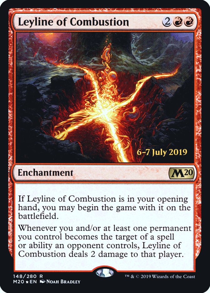 Leyline of Combustion [Core Set 2020 Prerelease Promos] | The CG Realm