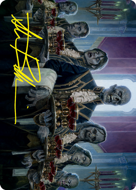 Dying to Serve Art Card (Gold-Stamped Signature) [Innistrad: Crimson Vow Art Series] | The CG Realm