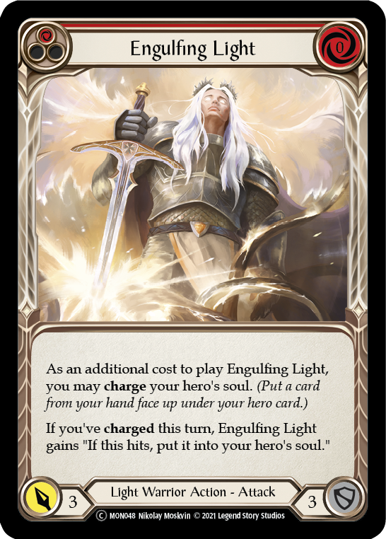 Engulfing Light (Red) [U-MON048] (Monarch Unlimited)  Unlimited Normal | The CG Realm