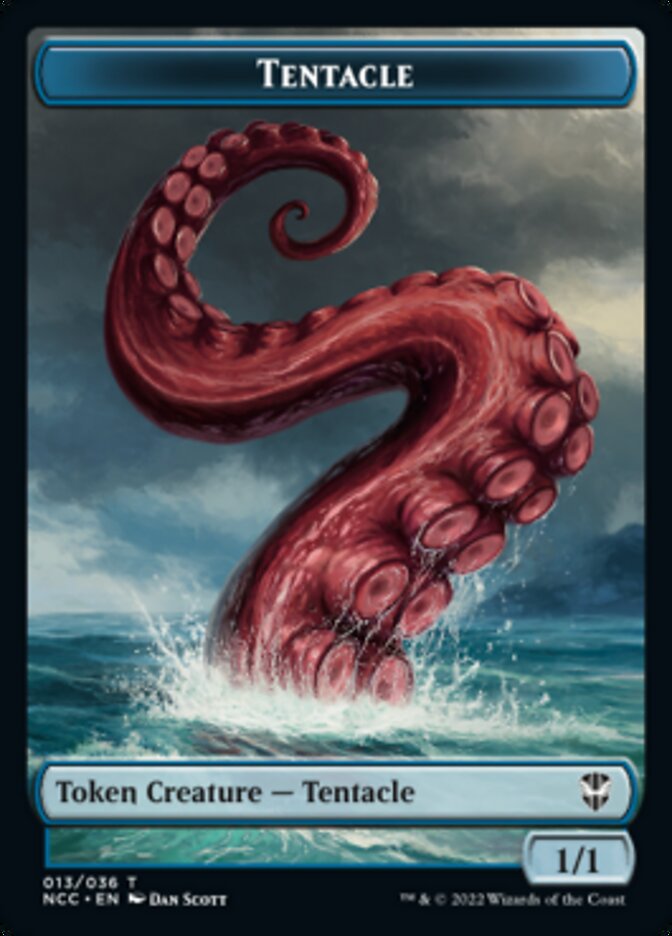 Tentacle // Champion of Wits Double-Sided Token [Streets of New Capenna Commander Tokens] | The CG Realm