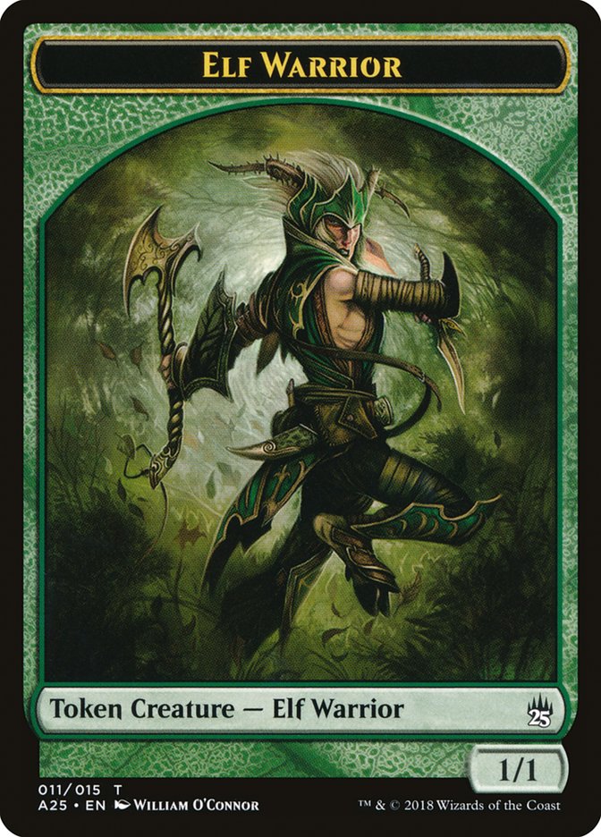 Elf Warrior Token [Masters 25 Tokens] | The CG Realm