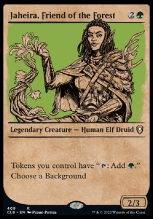 Jaheira, Friend of the Forest (Showcase) [Commander Legends: Battle for Baldur's Gate] | The CG Realm