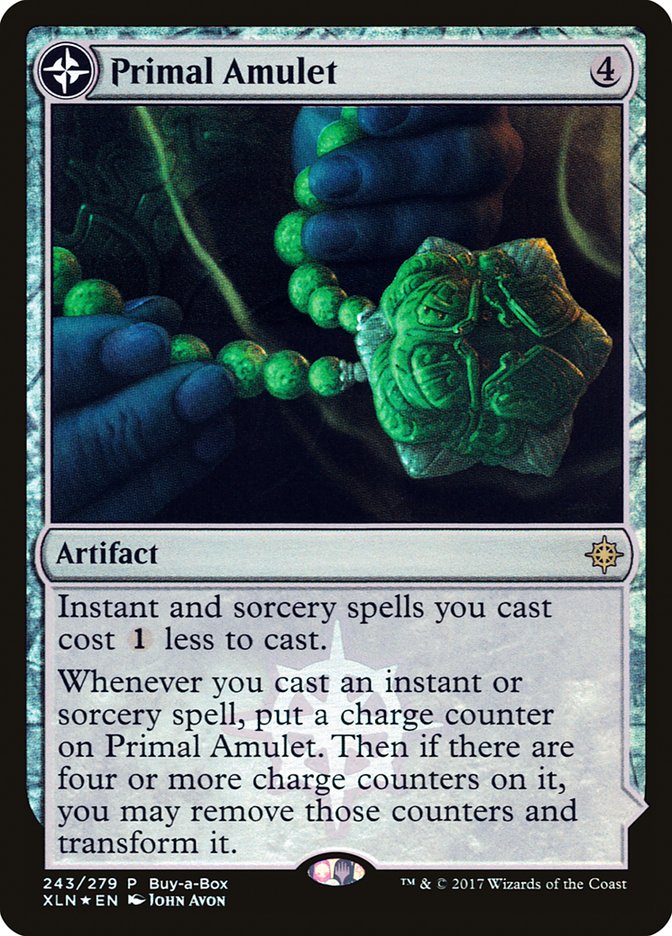 Primal Amulet // Primal Wellspring (Buy-A-Box) [Ixalan Treasure Chest] | The CG Realm