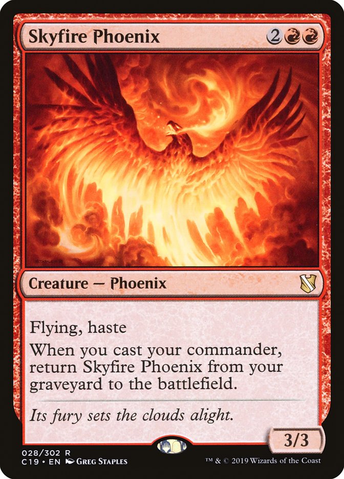 Skyfire Phoenix [Commander 2019] | The CG Realm