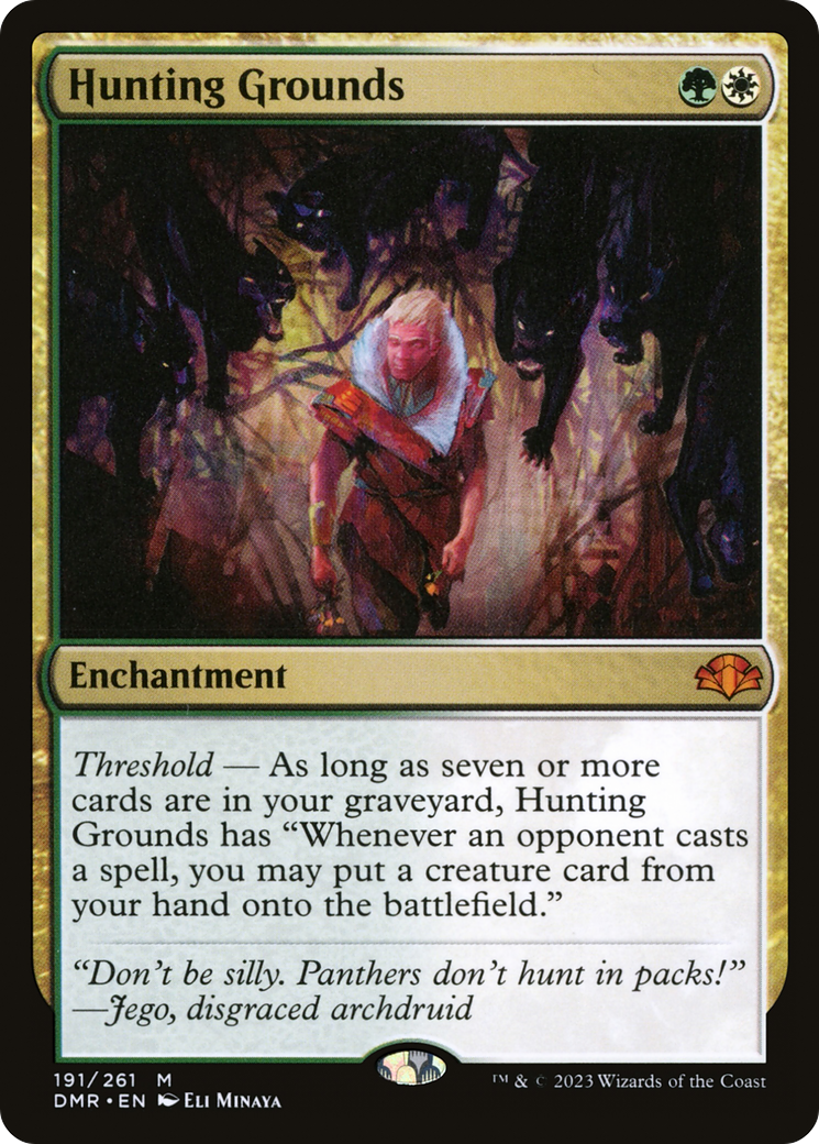 Hunting Grounds [Dominaria Remastered] | The CG Realm