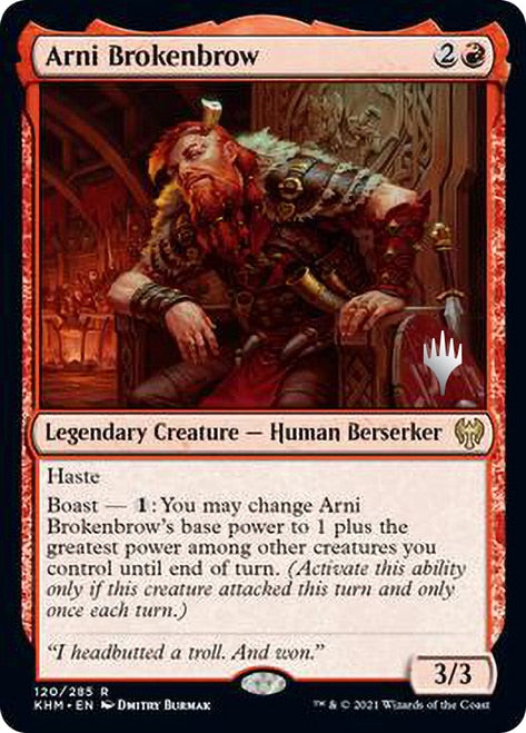 Arni Brokenbrow (Promo Pack) [Kaldheim Promos] | The CG Realm