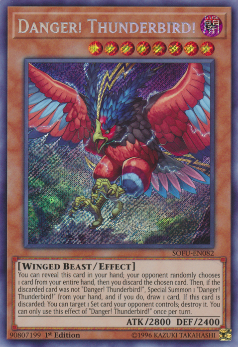 Danger! Thunderbird! [SOFU-EN082] Secret Rare | The CG Realm