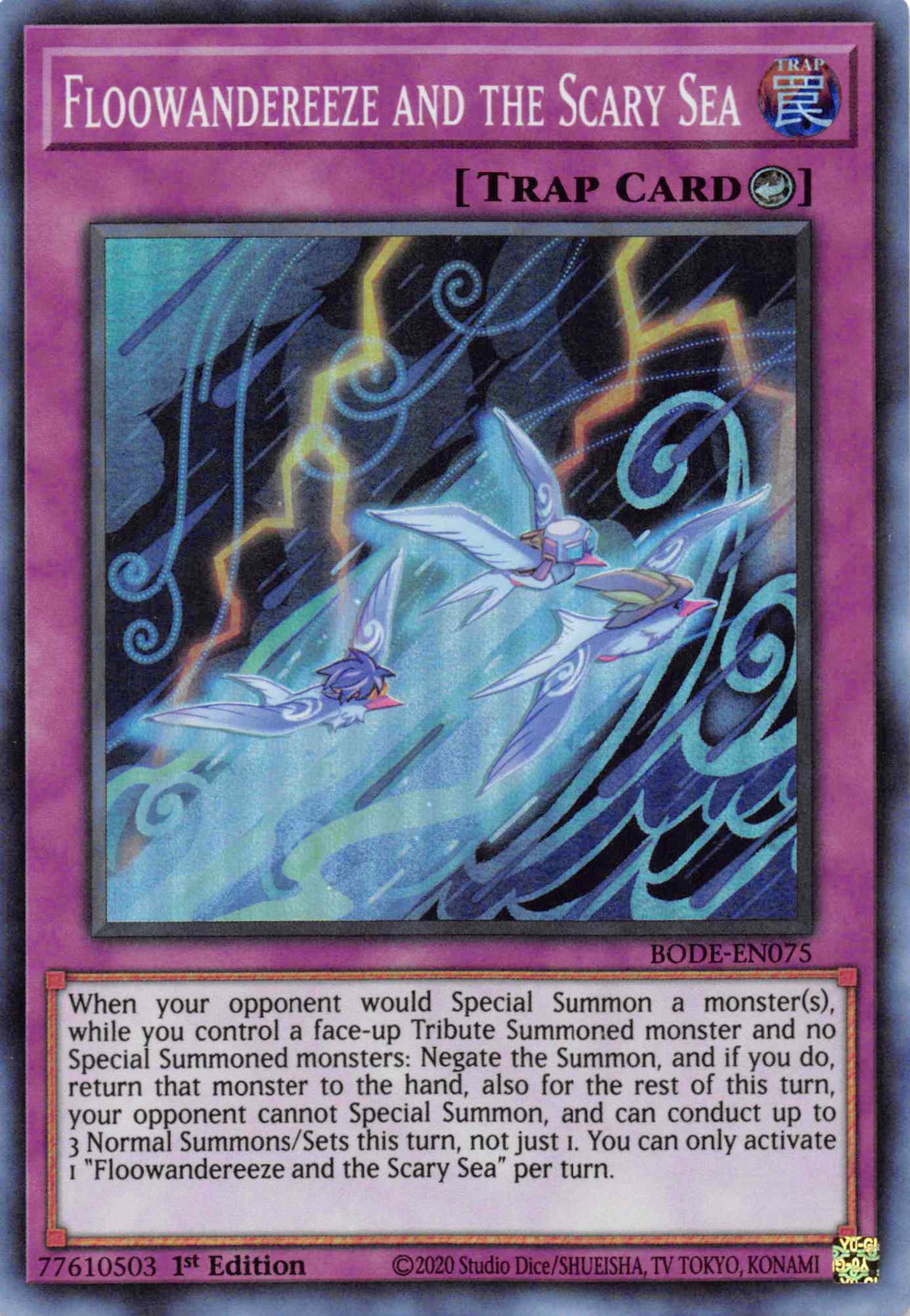 Floowandereeze and the Scary Sea [BODE-EN075] Super Rare | The CG Realm