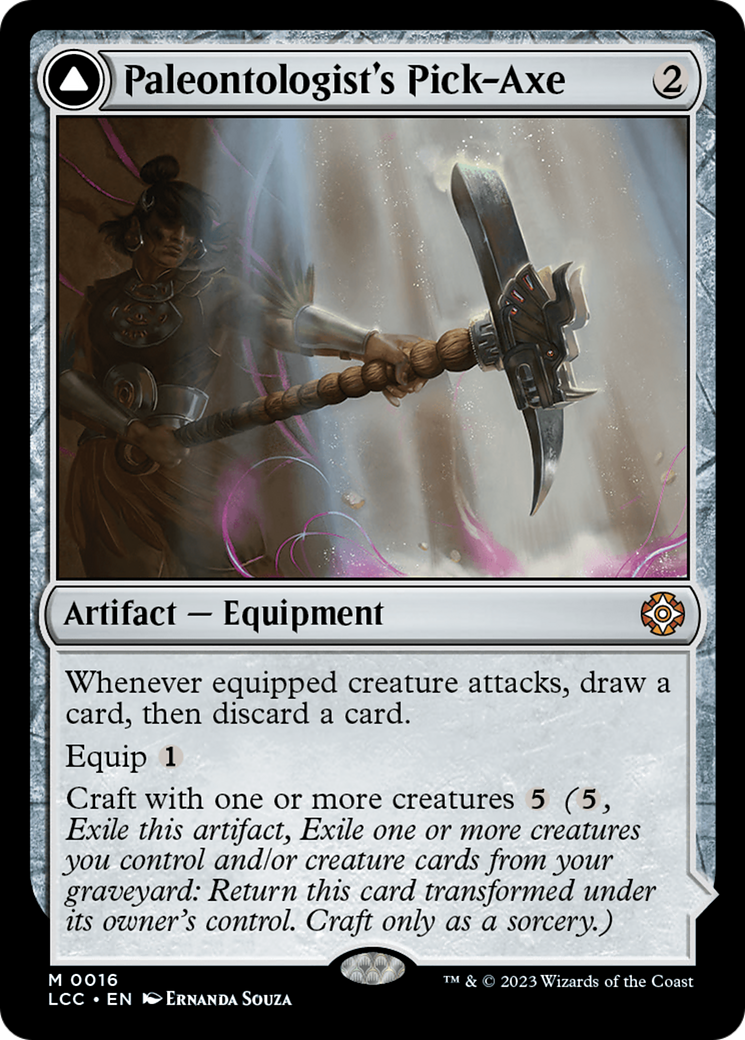 Paleontologist's Pick-Axe [The Lost Caverns of Ixalan Commander] | The CG Realm
