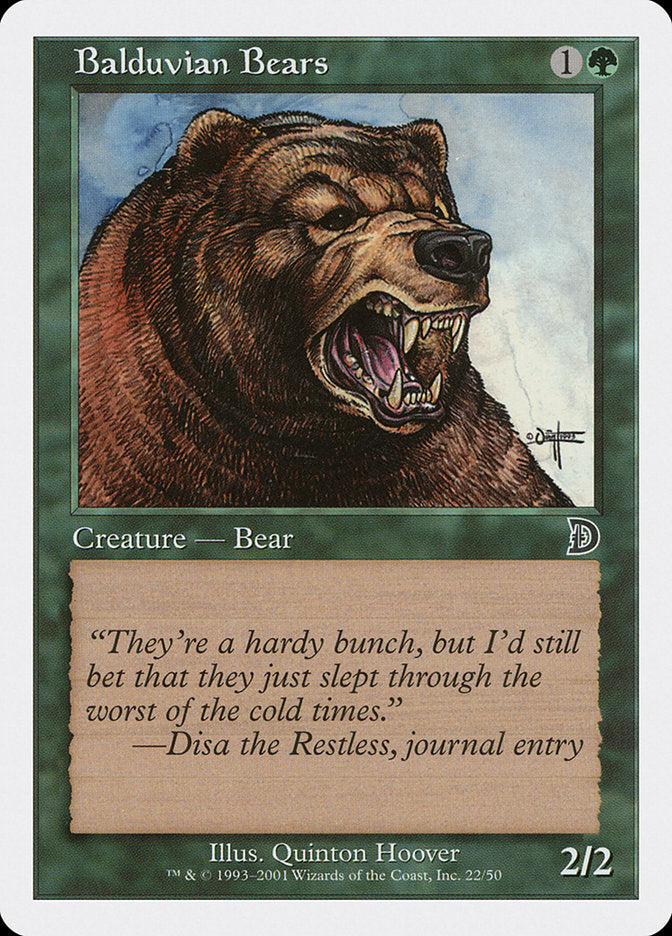 Balduvian Bears [Deckmasters] | The CG Realm