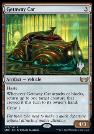 Getaway Car (Promo Pack) [Streets of New Capenna Promos] | The CG Realm