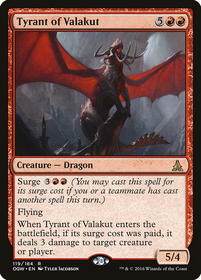 Tyrant of Valakut [Oath of the Gatewatch] | The CG Realm