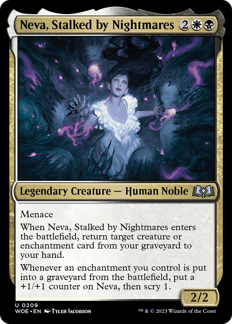 Neva, Stalked by Nightmares [Wilds of Eldraine] | The CG Realm