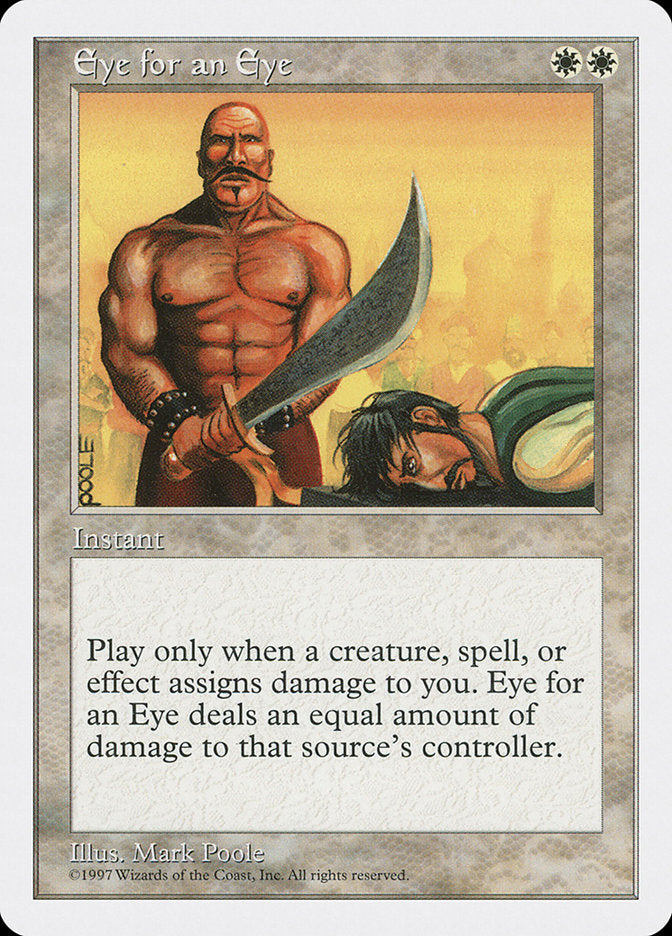 Eye for an Eye [Fifth Edition] | The CG Realm