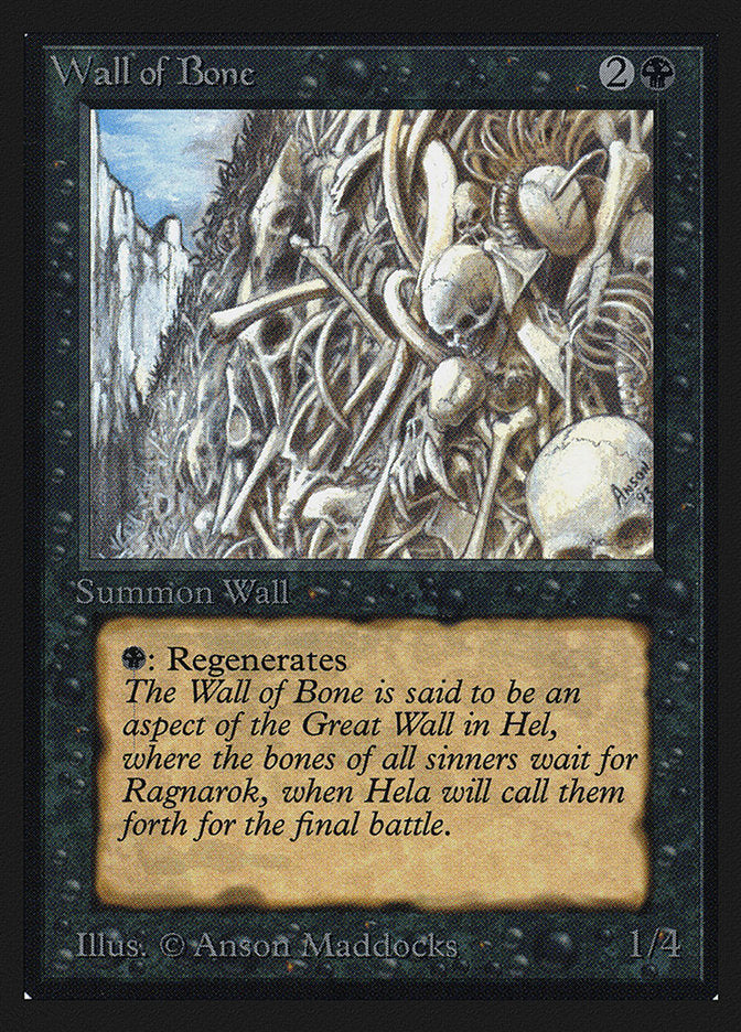 Wall of Bone [Collectors' Edition] | The CG Realm