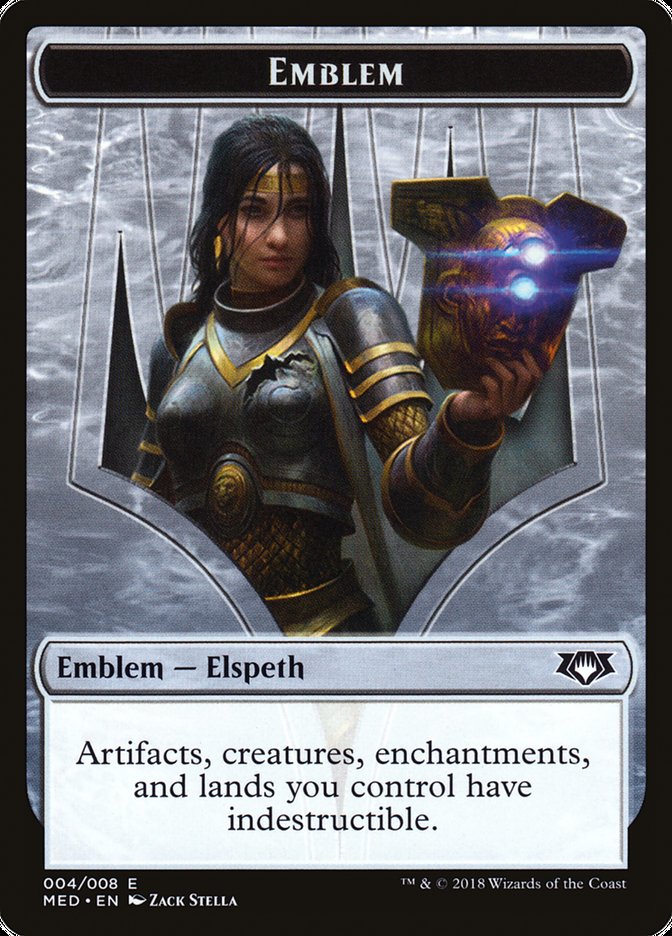 Elspeth, Knight-Errant Emblem [Mythic Edition Tokens] | The CG Realm