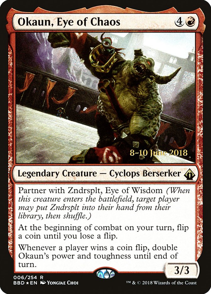 Okaun, Eye of Chaos [Battlebond Prerelease Promos] | The CG Realm