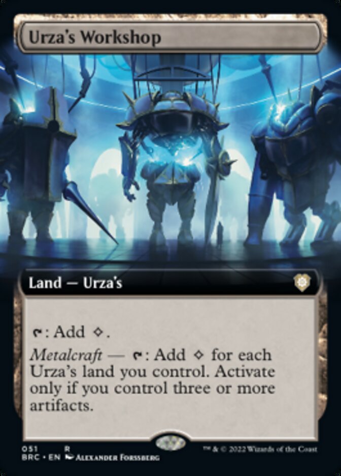 Urza's Workshop (Extended Art) [The Brothers' War Commander] | The CG Realm