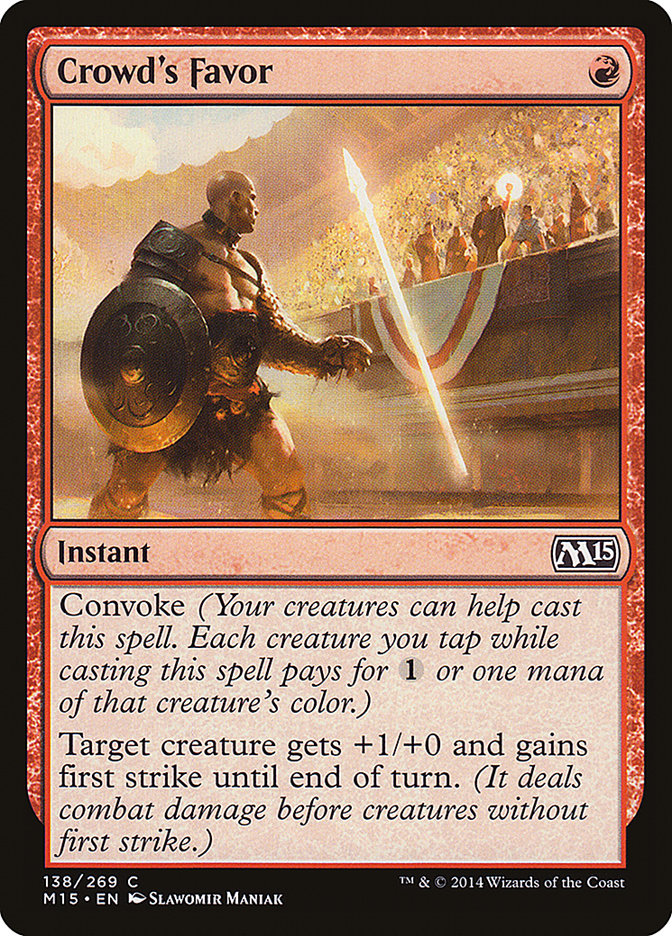 Crowd's Favor [Magic 2015] | The CG Realm