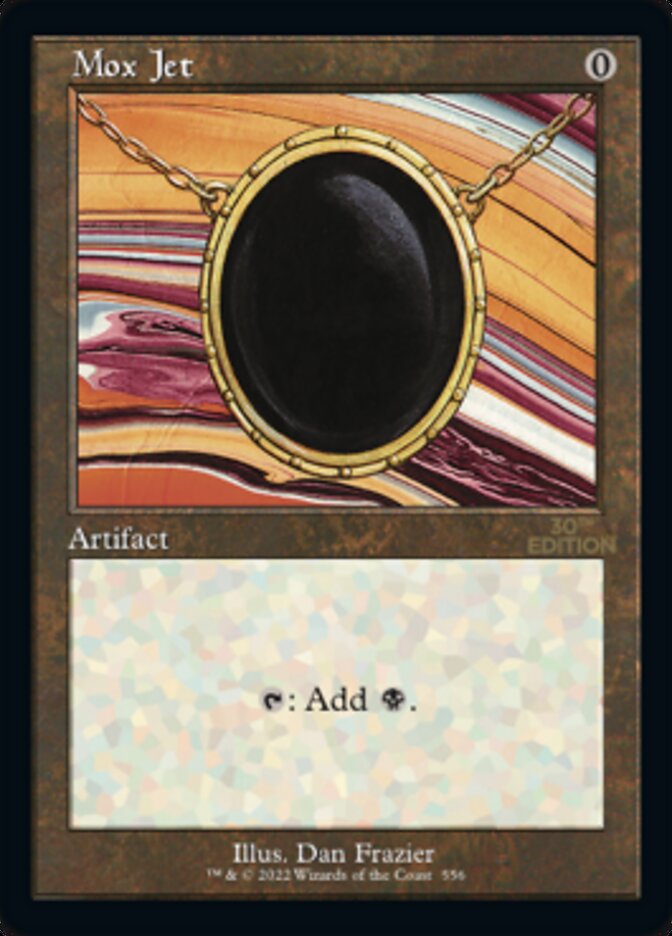 Mox Jet (Retro Frame) (30A-556) - 30th Anniversary Edition