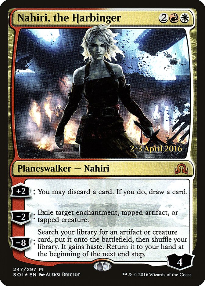 Nahiri, the Harbinger [Shadows over Innistrad Prerelease Promos] | The CG Realm